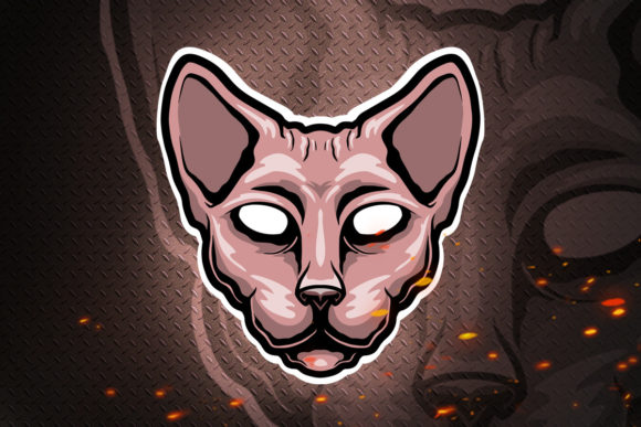 Download Spinx Cat Animal Head Vector - Spinx cat Collection