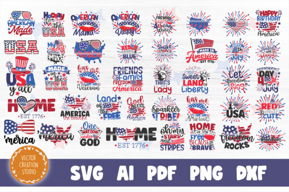 Download 4th of July Independence Day SVG Bundle - Premium Resources